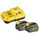 Пила торцювальна акумуляторна DeWALT, 54В XR FLEXVOLT Li-Ion, діаметр диска 216х30 мм, 6300 об/хв, X  31801 фото &mdash; детальний огляд та фото