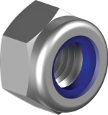 Гайка 1/2"-20 UNF Gr5(8) цб (~din 982)ASME B 18.16.6 Locknut NE  36887 купити в Україні