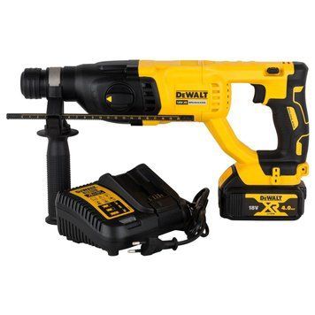 Перфоратор акумуляторний безщітковий DeWALT, SDS-Plus, 18 В, 2.6 Дж, 3 режими, 0-5500 уд/хв, 0-1500  30422 купити в Україні