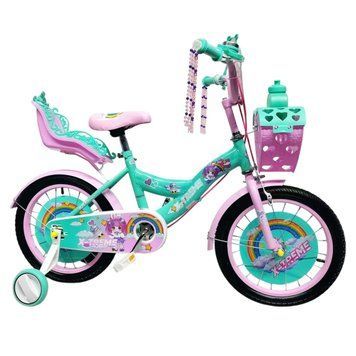 Дитячий велосипед X-Treme PRINCESS 16 блакитно-рожевий  358089 купити в Україні