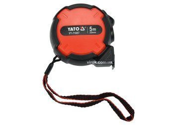Рулетка з нейлоновим покриттям YATO 5 м х 25 мм  503374 купити в Україні