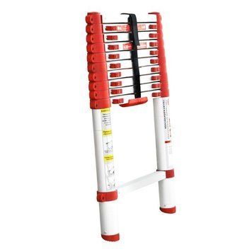 Драбина алюмінієва, телескопічна, 10 сход., 3,20 м, 150 кг INTERTOOL LT-3032  521447 купити в Україні
