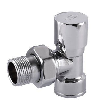 Кран вентильний кутовий з американкою SOLOMON 3/4&Prime; CHROM 1845  236354 купити в Україні