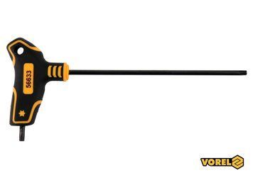 Ключ TORX Т-подібний VOREL Т25 x 150 x 89 мм Cr-V 6150  506956 купити в Україні