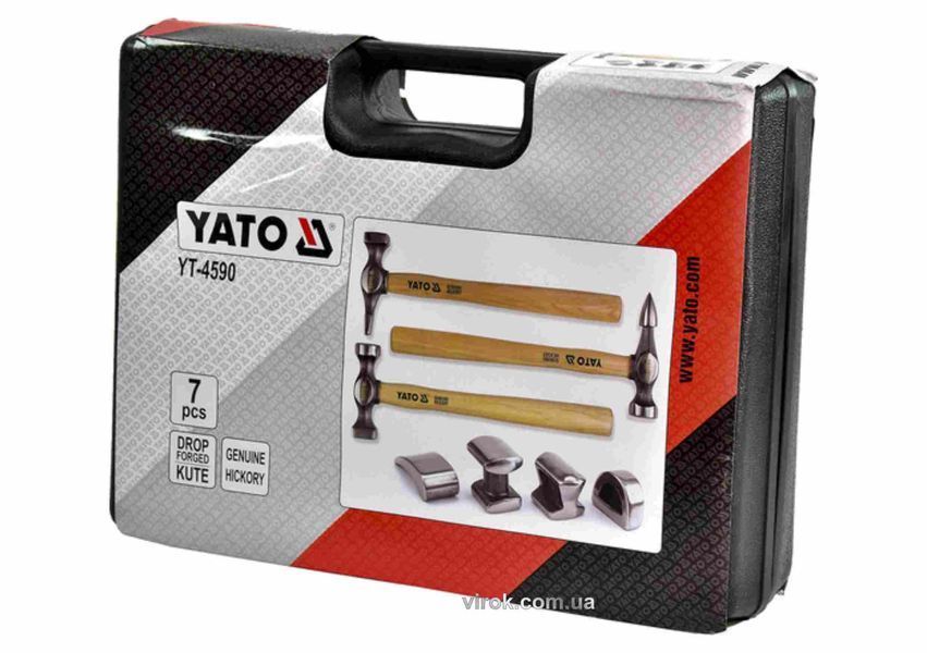 Молотки рихтувальні YATO 4.9 кг 7 шт  500997 купити в Україні