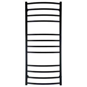 Рушникосушарка UNIO LDE W 1200-500-12 BLK Драбинка Дуга Еліт вода чорна  240448 купити в Україні