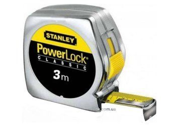 Рулетка STANLEY "Powerlock" 3 м x 19 мм  499027 купити в Україні