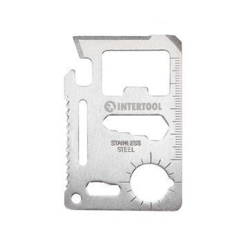 Карта мультитул 11 в 1 INTERTOOL  27074 купити в Україні