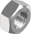 Гайка 1/4"-28 UNF Gr8(10) цб (~din 934)ASME B 18.2.2 HN  36897 купити в Україні