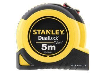 Рулетка STANLEY "TYLON DUAL LOCK" 5 м х 19 мм  503438 купити в Україні