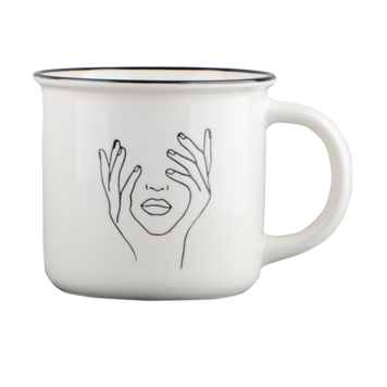 Чашка Lady in white VT-C-512370 Vittora 370 мл  365630 купити в Україні