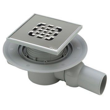 Трап для ванни VIEGA ф50, нерж.решітка,150х150 гориз., з сифоном 557140  236612 купити в Україні