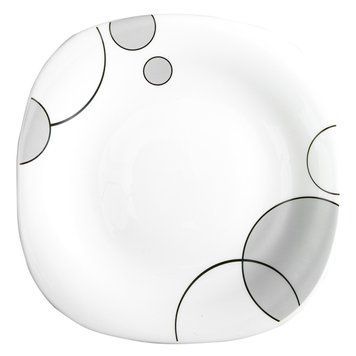 Тарілка десертна V-215Sgb Сірі бульбашки square Vittora 215 мм  363695 купити в Україні