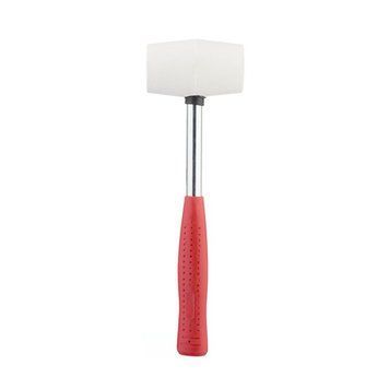 Киянка гумова 225г, 40мм біла гума металева ручка INTERTOOL  31074 купити в Україні