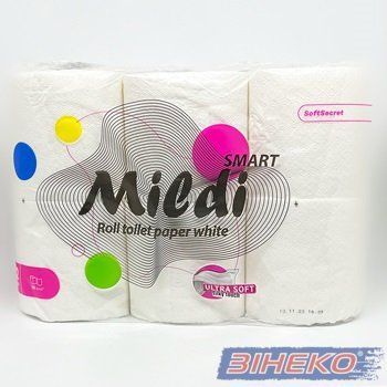 Туал. папір Mildi smart 2шари 12рул/100о целюл. білий Економ -451108  373681 купити в Україні