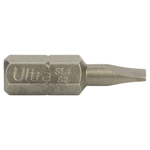 Біти SL4&times;25мм &frac14;" 10шт S2 (блістер) ULTRA (4014522)  290730 купити в Україні
