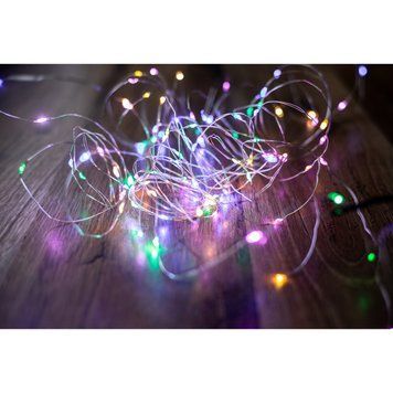 Електрогірлянда мікролід кольоровий. 50 LED, 5М, 3хАА BPNY  358929 купити в Україні