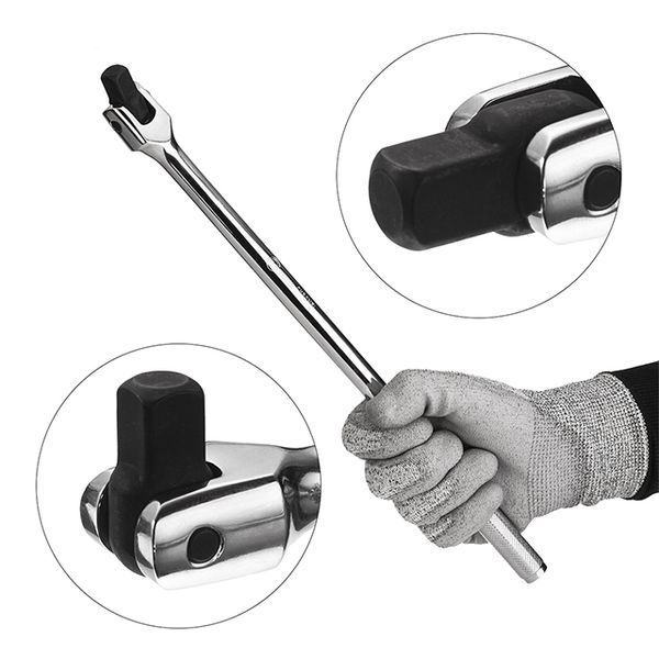 Вороток із шарніром 1/2", 375 мм, Хром-Ванадіум STORM INTERTOOL ET-1033  151775 купити в Україні