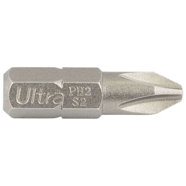 Біти PH2&times;25мм &frac14;" 10шт S2 (блістер) ULTRA (4014652)  290733 купити в Україні