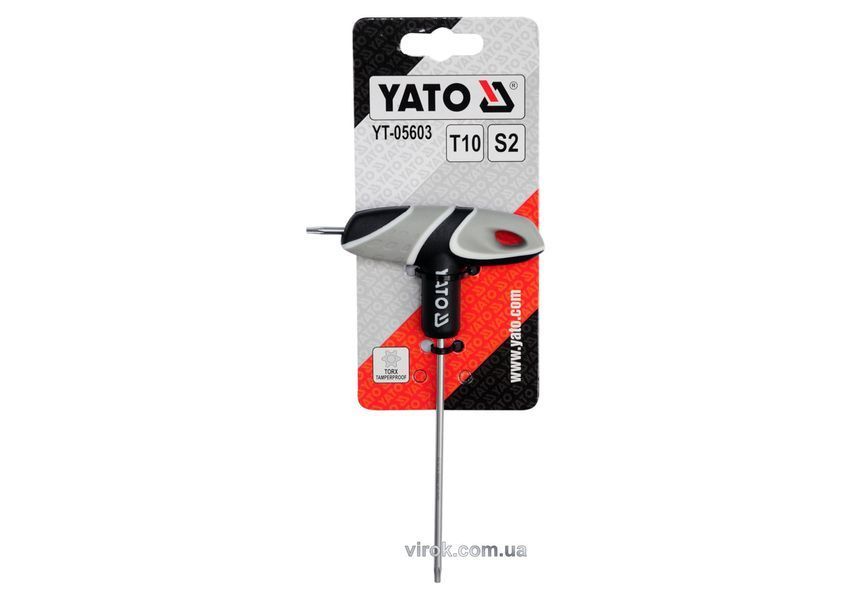 Ключ Torx Т-подібний YATO Т10 х 100 мм  497059 купити в Україні