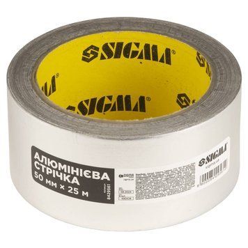 Стрічка алюмінієва 50мм&times;25м SIGMA (8429561)  291078 купити в Україні