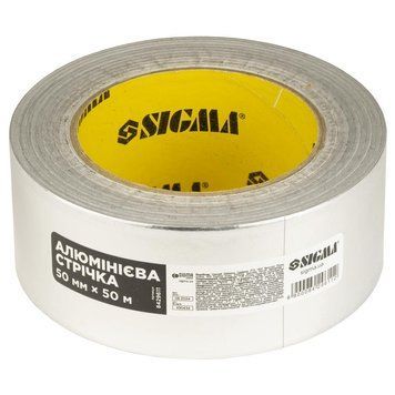 Стрічка алюмінієва 50мм&times;50м SIGMA (8429611)  291079 купити в Україні