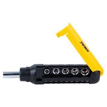 Викрутка з реверсом + насадки торцеві і біти 1/4" 13шт CrV SIGMA (4001931)  289782 купити в Україні