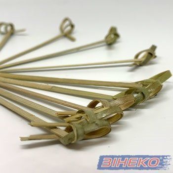 Шпажка Вузол-15см 100шт бамбук Китай целофановий пакунок  468368 купити в Україні