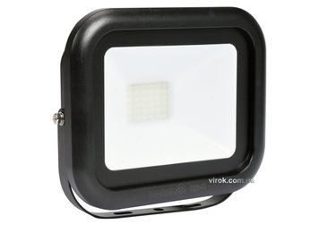 Прожектор SMD LED діодний мережевий 230 В VOREL 30 Вт 2400 lm 6000 К з кріпильною скобою  502201 купити в Україні