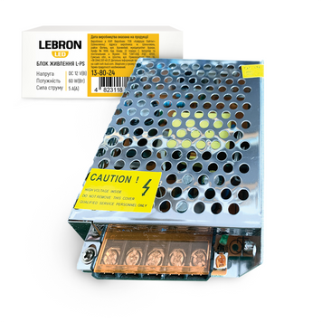 Блок живлення LEBRON L-LS 12V 5A 60W  21145 купити в Україні