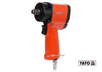 Гайковерт ударний пневматичний YATO 1/2" 470 Нм 6.3 бар 380 л/хв 8500 об/хв  506346 купити в Україні