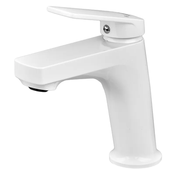 Змішувач для умивальника Plamix Lucas-001 SET White з підведенням (PM0706)  253219 купити в Україні