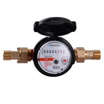 Лічильник гарячої води ECOSTAR DN15 1/2&Prime; E-D R160  232486 купити в Україні