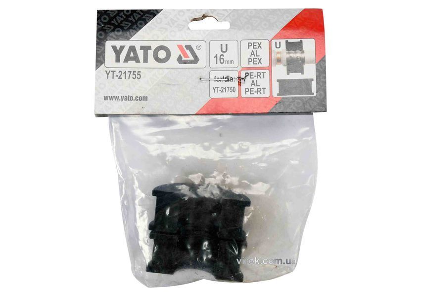 Насадка для прес-кліщів YT-21750 YATO U16 мм  505862 купити в Україні