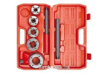 Набір різьбонарізний для труб VOREL 3/8"-1/2"-3/4"-1"-5/4" 8 шт  497809 купити в Україні