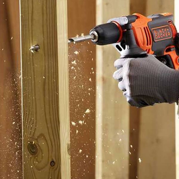 Дриль мережевий ударний BLACK+DECKER BEH550  303253 купити в Україні