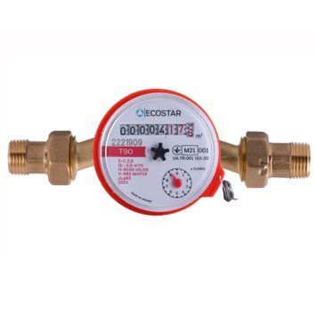 Лічильник гарячої води ECOSTAR DN15 1/2&Prime; L110 E-C 2,5  232490 купити в Україні