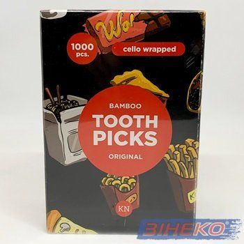 Зубочистки 1000шт бамбук (індивідуальна Целофанова упаковка) К-Tooth Picks -000211  373088 купити в Україні