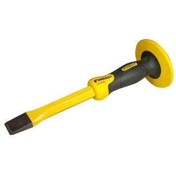 Зубило по металу STANLEY "FatMax&trade;", слюсарне, плоске, 25х305 мм, із захисною надставкою.  17997 купити в Україні