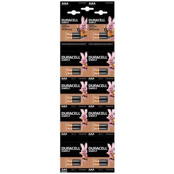 Батарейки Duracell AAA 2400 мАч 20 шт (відривні 2х10)  367536 купити в Україні
