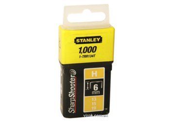 Скоби для степлера STANLEY "Light Duty" "H" 6 мм 1000 шт  502883 купити в Україні
