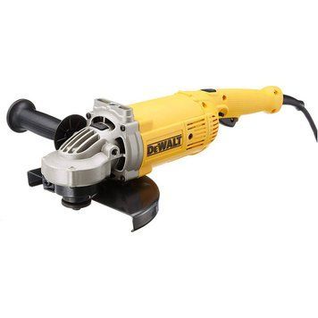 Шліфмашина кутова мережева DeWALT, 2600 Вт, d=230 мм, 6500 об/хв, вага 5.4 кг  32032 купити в Україні