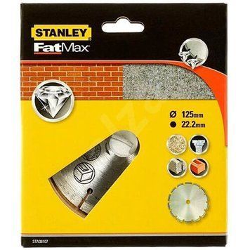 Диск алмазний STANLEY, стяжка/камінь/цегла/штучний камінь/бетон, 125х22.2 мм  16230 купити в Україні