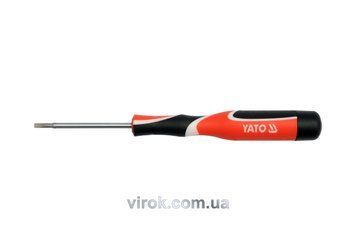 Викрутка плоска прецизійна YATO : шліц SL1.6 x 50 мм [50/400]  2474 купити в Україні