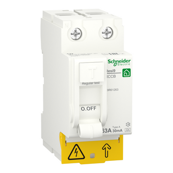 Диф. реле 2-п. RESI9 63A А 30mA SCHNEIDER ELECTRIC (C2)  348070 купити в Україні