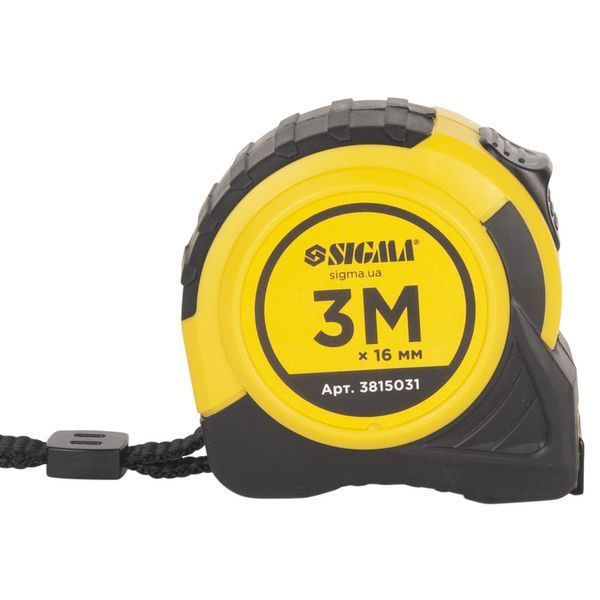 Рулетка shiftlock 3м&times;16мм SIGMA (3815031)  287448 купити в Україні
